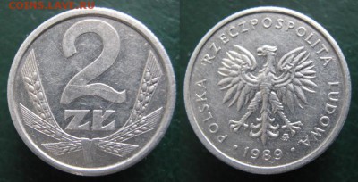14.Разная инострань по фиксу - 14.67. -Польша 2 зл 1989