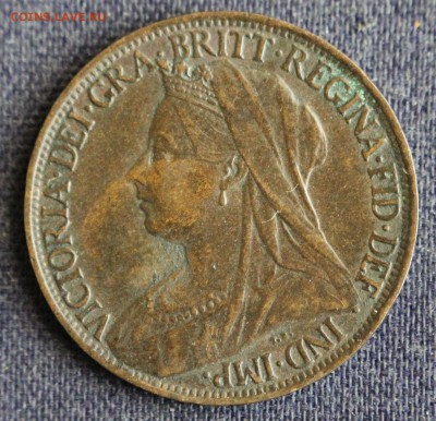 С 1 руб. БРИТАНИЯ фартинг 1901г. ВИКТОРИЯ. до 15.06 в 22-00 - IMG_1950.JPG