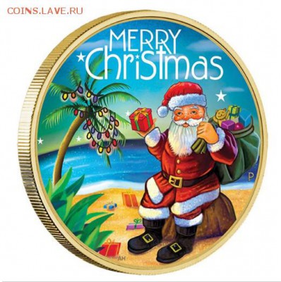 $1 Австралия 2015г. MERRY CHRISTMAS, Christmas Island. - Clip2net_151208192156