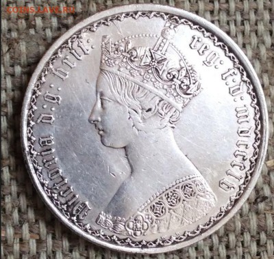 Готический флорин 1855 г - 8YdLE05pDBo