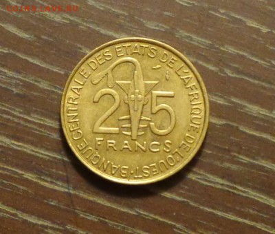 ЗАПАДНАЯ АФРИКА - АНТИЛОПА до 17.06, 22.00 - Зап. Африка 25 фр антилопа