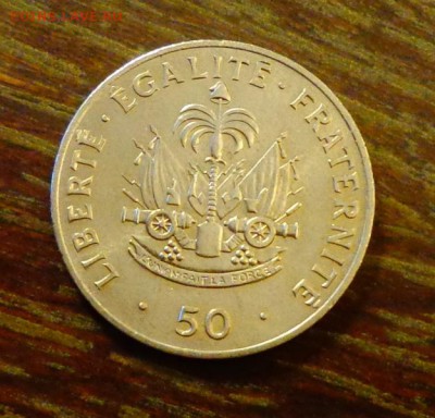 ГАИТИ - 50 сантимов отличная до 17.06, 22.00 - Гаити1991 свобода равенство братство_1