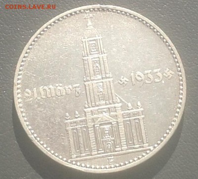 2 рейхсмарки 1934 г. "F". Подписная кирха. - 20160606_073754