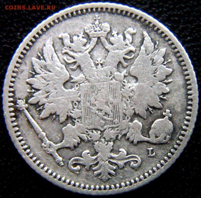 Царская Финляндия_25 пенни 1894. Серебро; до 11.06_22.30мск - 12279