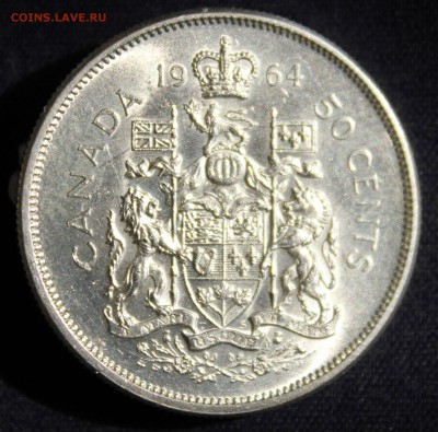 С 1 руб. КАНАДА 50с 1964г.ЕЛИЗАВЕТА-II  UNC   до 17.06 в 22 - IMG_1988.JPG