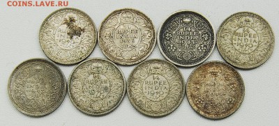 4 рупии 1936-1943 по 200р Лот Ф017 - до 18.06 - 896