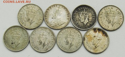 4 рупии 1936-1943 по 200р Лот Ф017 - до 18.06 - 897