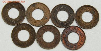 [ФИКС] Индия 1 пайс 1943-1947 по 100р Лот Ф018 - до 18.06 - 898