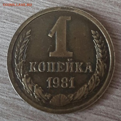 1 копейка 1981 односторонний чекан - 2016-06-11 17.26.46