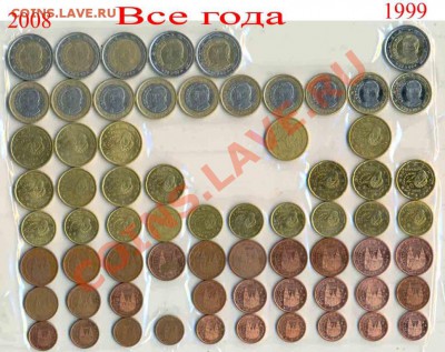 Коллекция Евро центов-67 монет-До 19.11.2010-22.00-мск - 1310917084