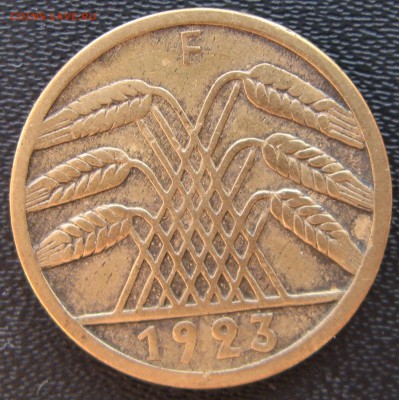 5 Rentenpfennig  1923 F - реверс