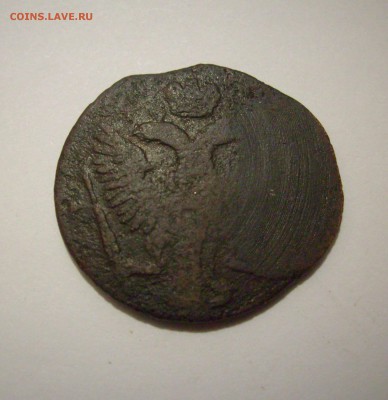 Грузинский штемпель на царских монетах. - Денга1745-2.JPG