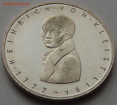 ФРГ 5 марок 1977 Генрих фон Клейст, до 20.06.16 в 22:00 МСК - 4255.JPG
