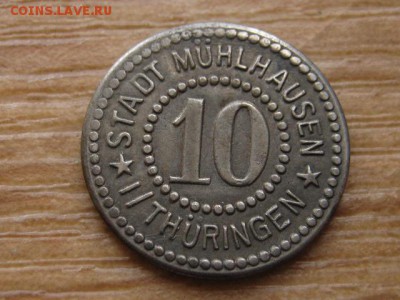 Нотгельд Muhlhausen 10 пф. 1917 до 15.06.16 в 21.00 М - IMG_5748.JPG