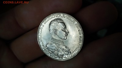Пруссия 3 марки 1913 Мундир отличная 19.06 22.00 - 20160529_170224