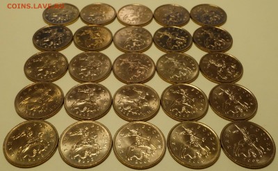 10 копеек 2006 м UNC (точки) 25 шт. до 16.06.2016__22:30 - Аверсы