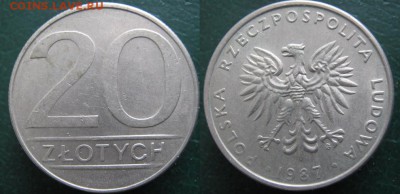 14.Разная инострань по фиксу - 14.79. -Польша 20 зл 1987