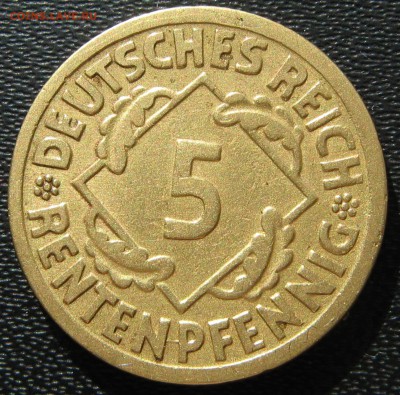5 Rentenpfennig  1923 F - аверс