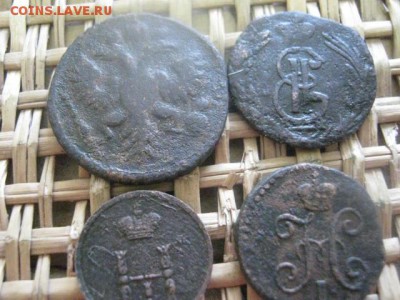 Полушки, 4 шт. 1734, 1768 КМ, 1845 СМ, 1854 ЕМ. До 20.06.16г - 20.06 017.JPG