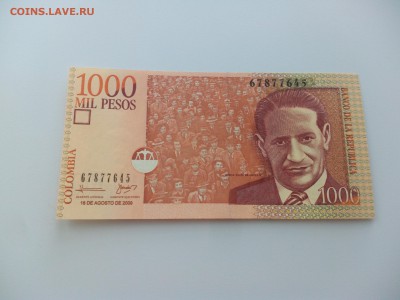 Колумбия 1000 песо 2009, пресс, до 21.06. - IMG_20160614_143219