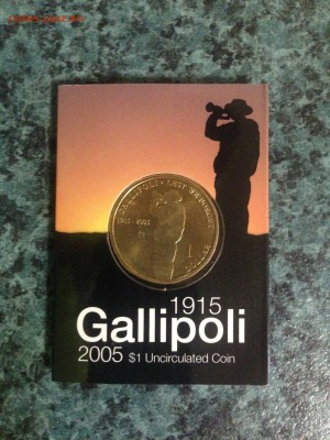 Клин15,Вязьма,Костромская12р.НУ ПОГОДИ 5001е мульты 1050 - 2005 Gallipoli 90th Anniversary $1 Coin - 'S' Mintmark  1- 3.95