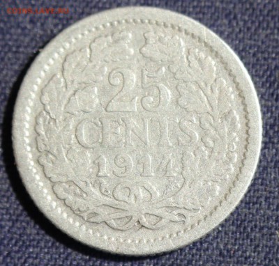 С 1 руб. НИДЕРЛАНДЫ 25с 1914г. ВИЛЬГЕЛЬМИНА  до 22.06 в 22-0 - IMG_2114.JPG