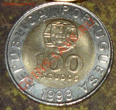 Португалия 100 эскудо.1998 г.До 20.11.10 г. 20-00 МСК. - Португалия 100.1