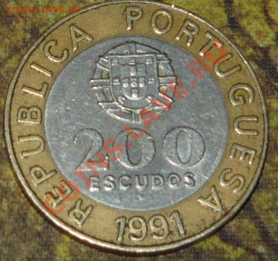 Португалия 200 эскудо.1991 г.До 20.11.10 г. 20-00 МСК. - Португалия 200.1