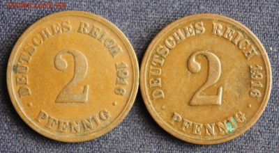 С 1 руб. КАЙЗЕРРЕЙХ 2 пфеннига 1916г."D" и "А" до 22.6 в 22 - IMG_2082.JPG