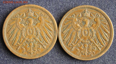 С 1 руб. КАЙЗЕРРЕЙХ 2 пфеннига 1907г."J" и "А" до 22.6 в 22 - IMG_2081.JPG
