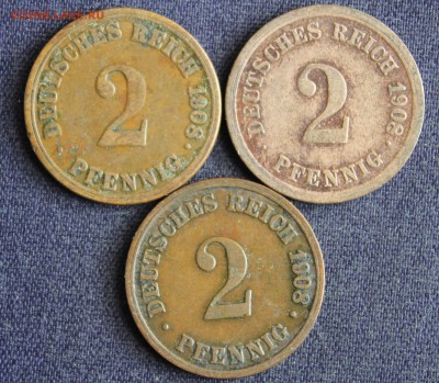 С 1 руб. КАЙЗЕРРЕЙХ 2 пфеннига 1908г."F","D" и "А" до 22.6 - IMG_2078.JPG