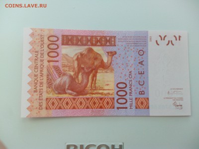 Кот-д’Ивуар 1000 франков 2003, пресс, до 22.06. - IMG_20160614_144909