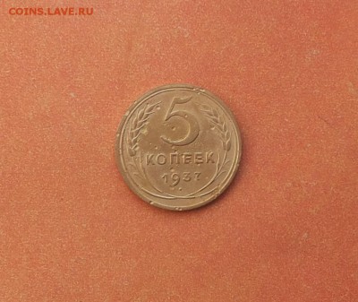 5 копеек 1937 до 23 июня блиц - 5 коп 1937 1 1