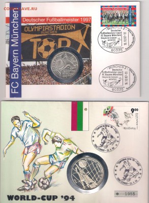 10 франков,10 песо в блистере-опознание - футбол