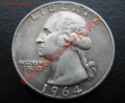 США, 1964 г, кварта, до 23.11 в 21-30 мск - 1964 сша кв
