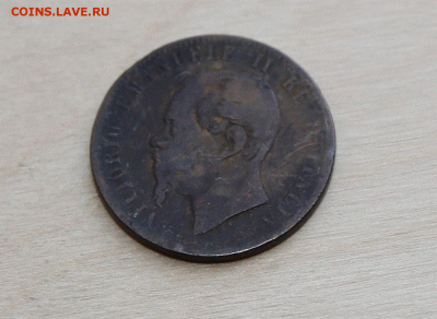 Италия 10 чентезимо - 1867