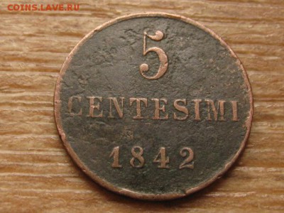 Сардиния 5 чентезимо 1842 до 20.06.16 в 21.00 - IMG_5962.JPG