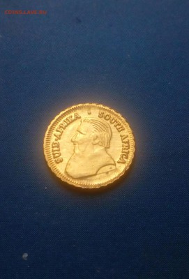 Золотая  монетка Крюгерранд 1978 ЮАР  d= 10мм - IMG_20160620_103934_317