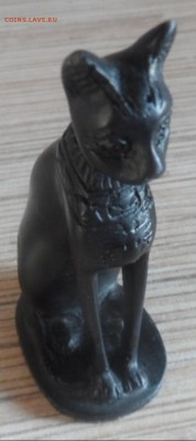 Черная фигурка кошки - 001-vert