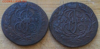 Двухкопеечники 1765 и 1788 ММ на оценку - двухи2