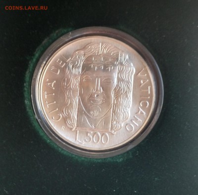 Ватикан 500 лир 1998 UNC (26.06) - IMG_20160619_204329_HDR