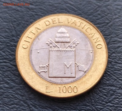 Ватикан 1000 лир 2000 UNC (26.06) БИМ - IMG_20160619_205129_HDR
