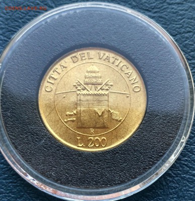 Ватикан 200 лир 2000 UNC (26.06) - IMG_20160619_210219_HDR