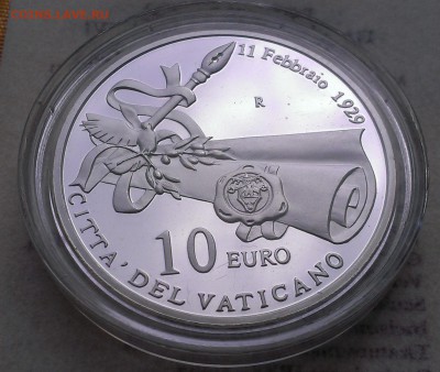 Ватикан 10 евро 2009 Proof (26.06) 80-летие - IMAG1988