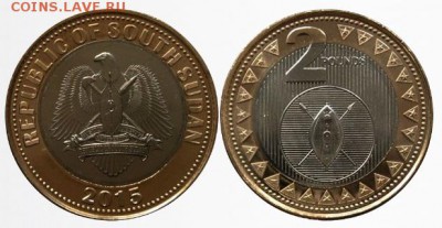 Биметаллические монеты Мира_новинки - sudan2015_2pound