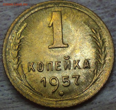 1 копейка  1957 яркая UNC №2  до 23.06.16 (чт. 22-30) - DSC09528.JPG