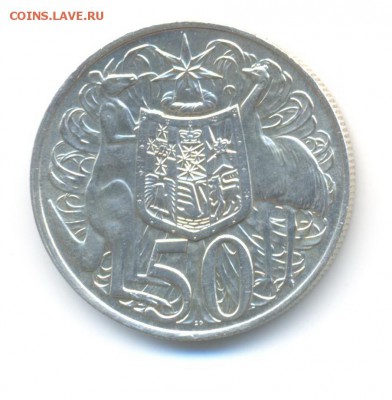 Ag. Австралия 50 центов 1966 . до 26.06 22:00 - 12