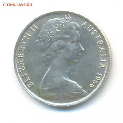 Ag. Австралия 50 центов 1966 . до 26.06 22:00 - 12
