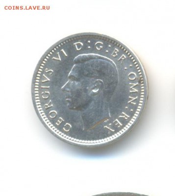 Ag. Британия 3 пенса 1937. до 26.06 22:00 - 9