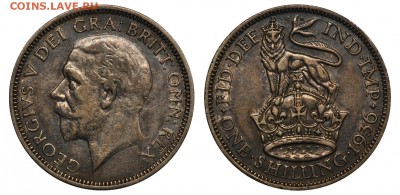 Шиллинги Георг V, Георг VI - 3ac210d6793ecc87bf43f75c90aff666